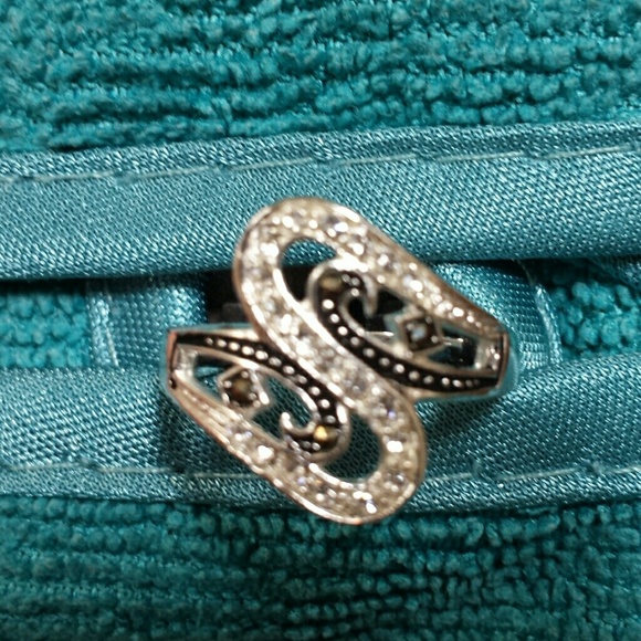 Ring women's genuine marcasite - Picture 3 of 8